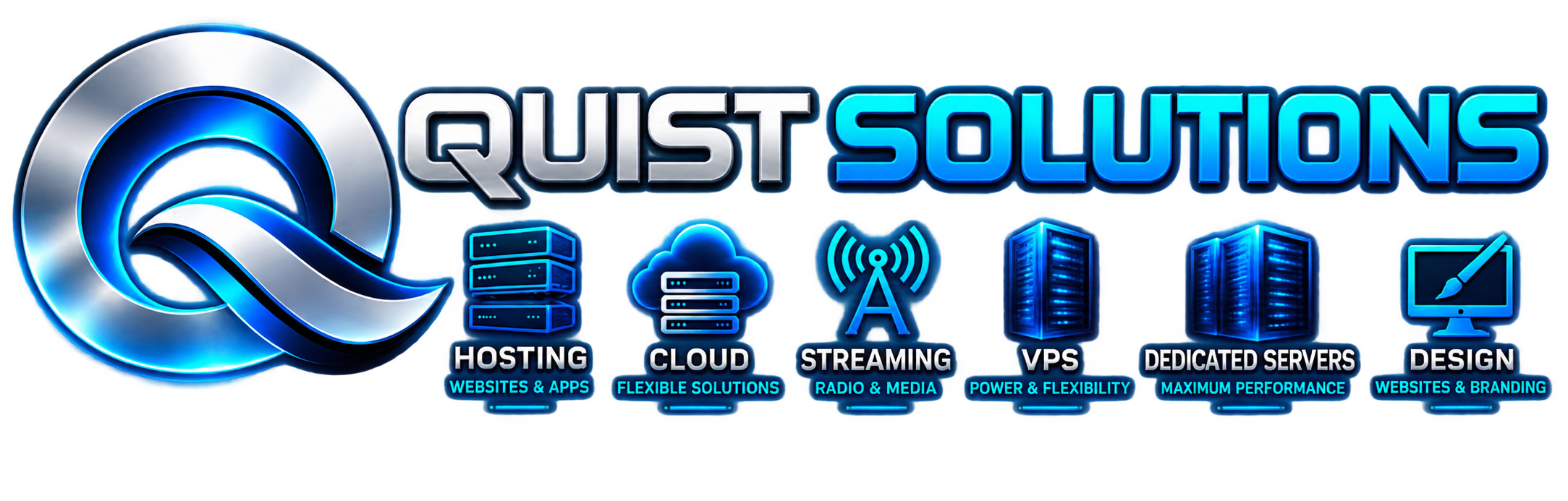 QuistSolutions - Hosting, Cloud, Streaming, VPS, Dedicated Servers en Design